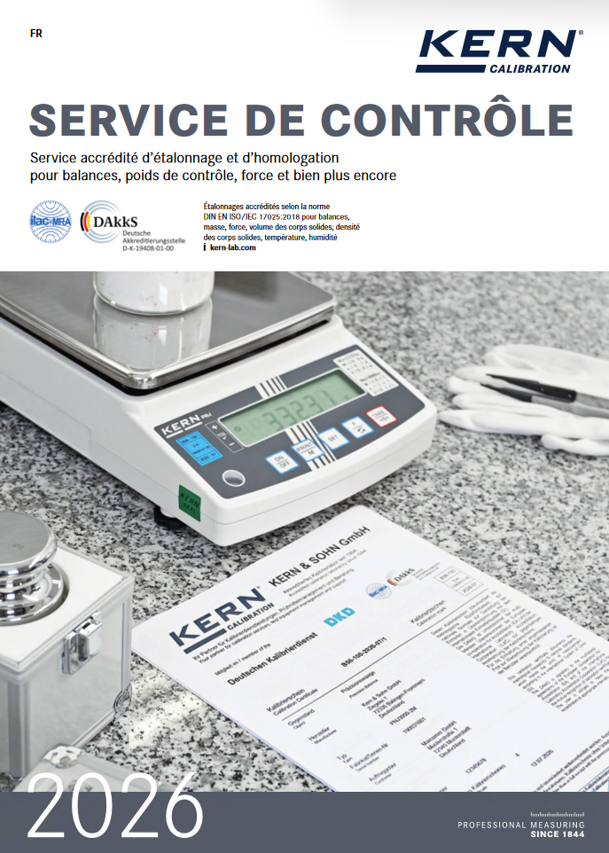 Brochure service de contrôle 2026 en français